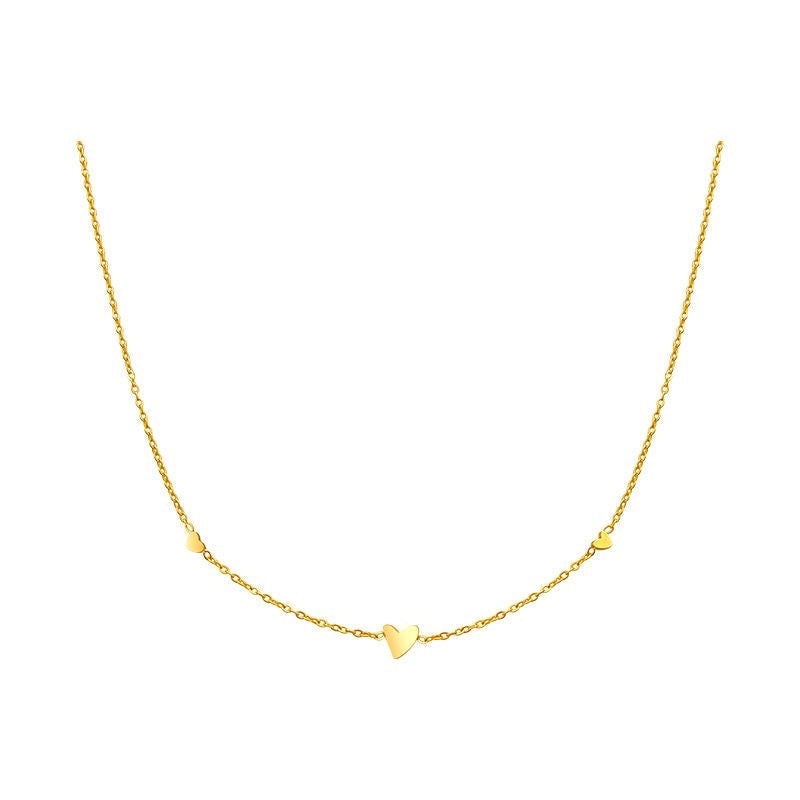 3 SIMPLE HEART NECKLACE