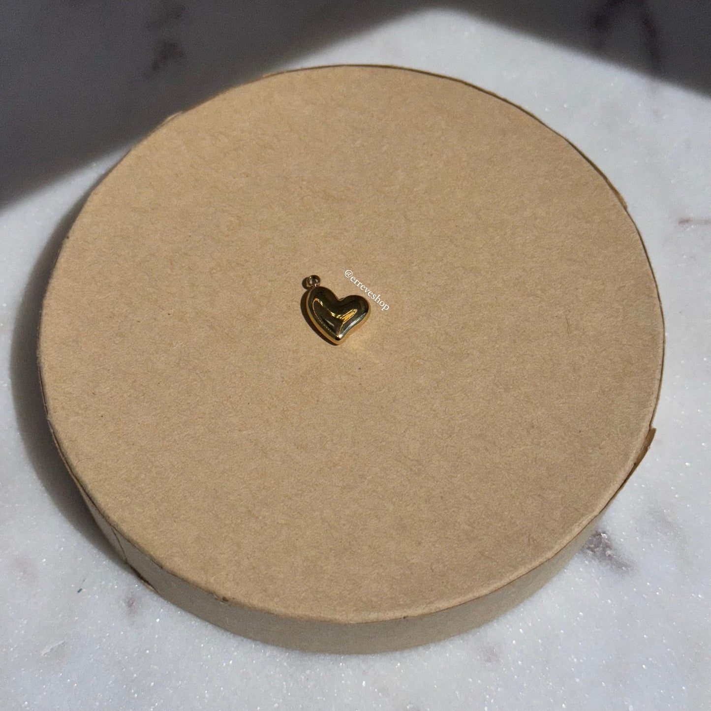 SOLID HEART CHARM