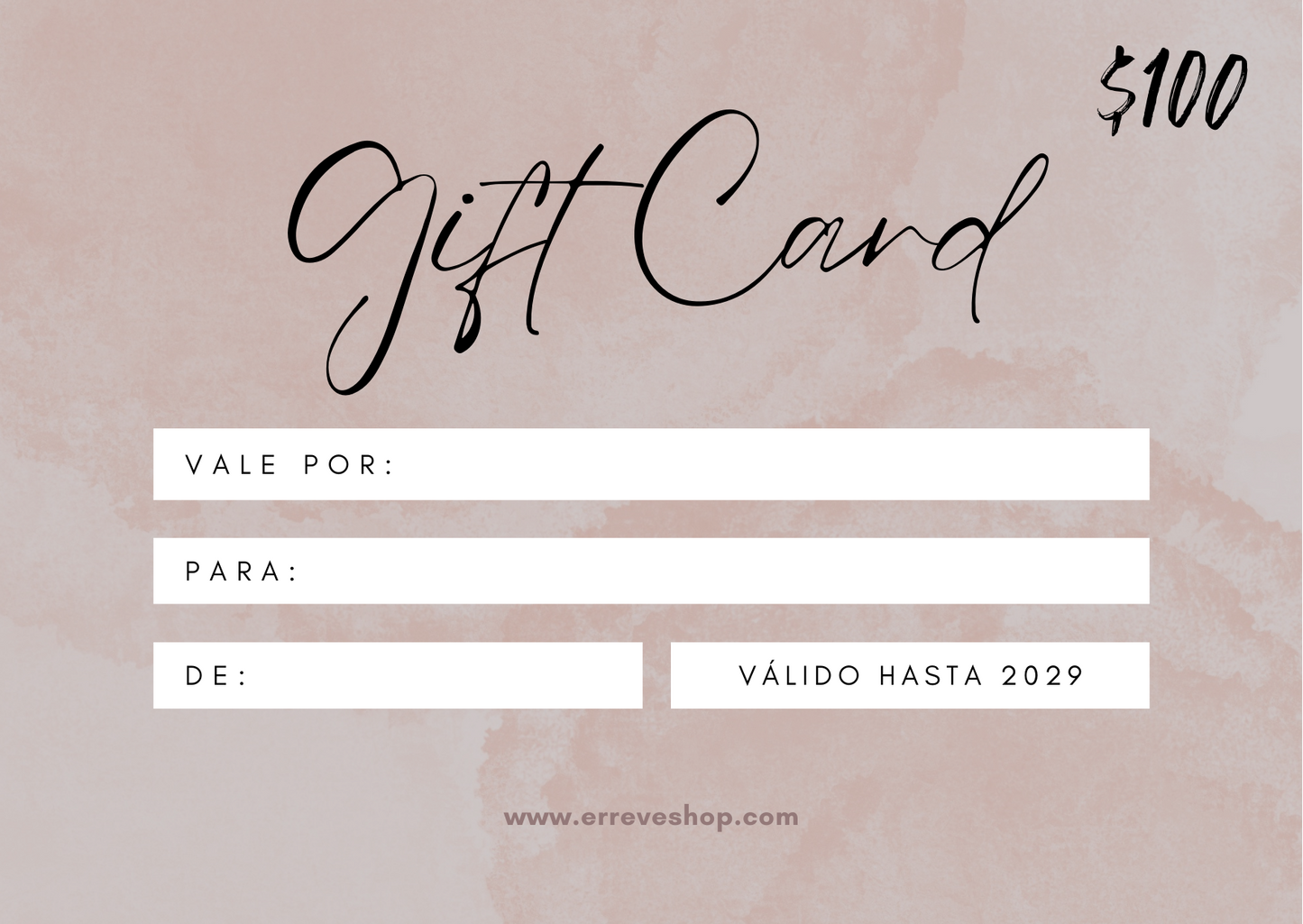 GIFT CARD DIGITAL ERREVÉ